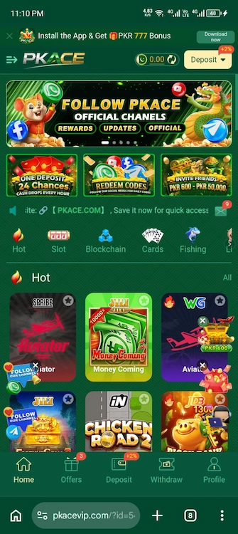 PKACE Game Apk Latest Earning Platform For Android 2026 