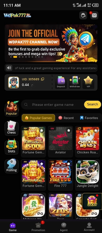 WDPAK777 Game Download New Online Earning App 2026