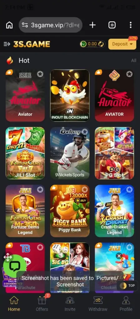 3s Game APK Download Latest Online Earning Platform 2026