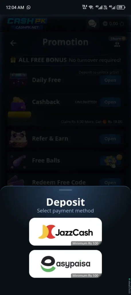 CASHPK Game