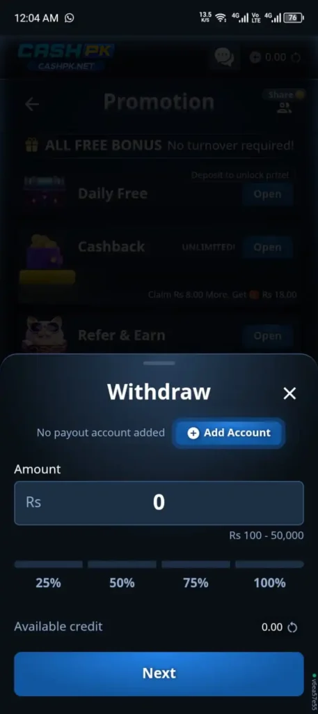 CASHPK Game