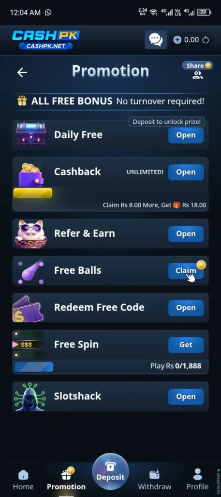 CASHPK Game