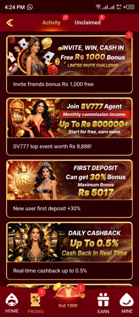 SV777 Game Apk Download Real Online Earning App 2026