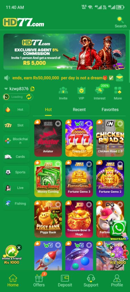 HD77 Game APK Download Real Earning Game 2026