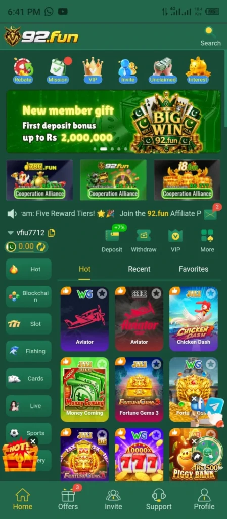 92Fun Game Best Online Gaming and Earning App 2026