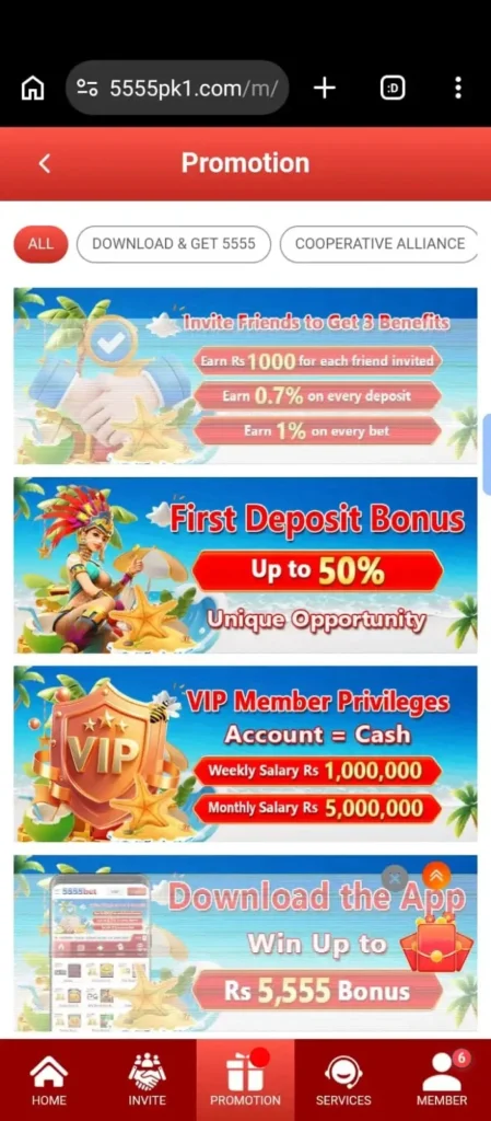 5555Bet Game New Online Trusted Earning App 2026