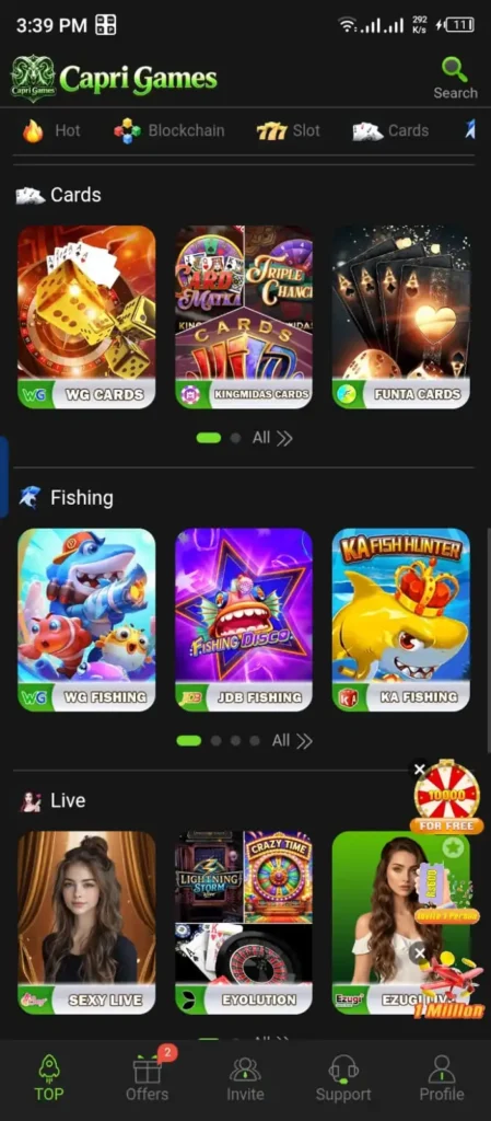 Capri Game Online Earning App for Mobile Users 2026